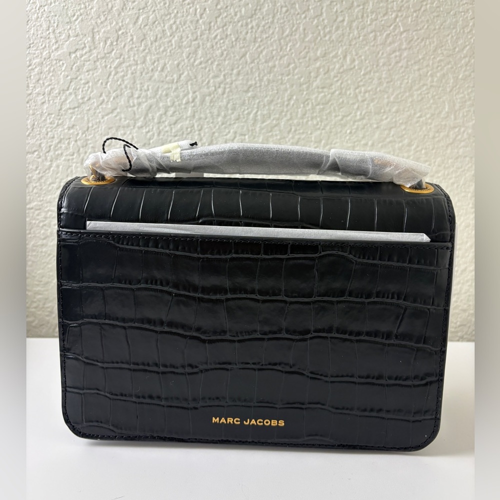 Marc Jacobs Plaza Shoulder Bag leather with croc print medium - Picture 6 of 10